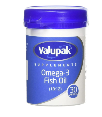 VALUPAK-OMEGA 3 1000MG CAPS 30`S